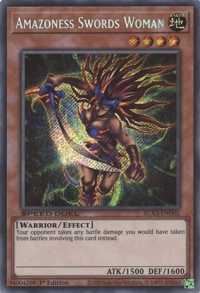 Amazoness Swords Woman - Secret Rare