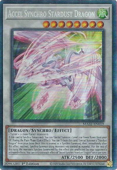 Accel Synchro Stardust Dragon - Cr