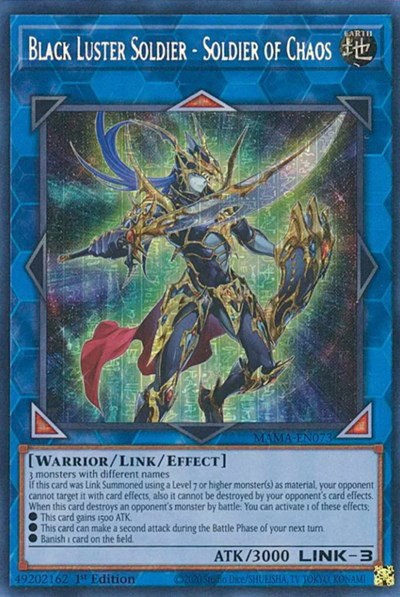 Black Luster Soldier - Soldier of Chaos - Secret Pharaoh S Rare