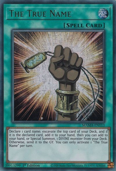 The True Name - Ultra Pharaoh S Rare
