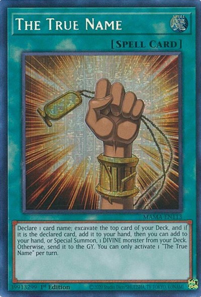 The True Name - Secret Pharaoh S Rare
