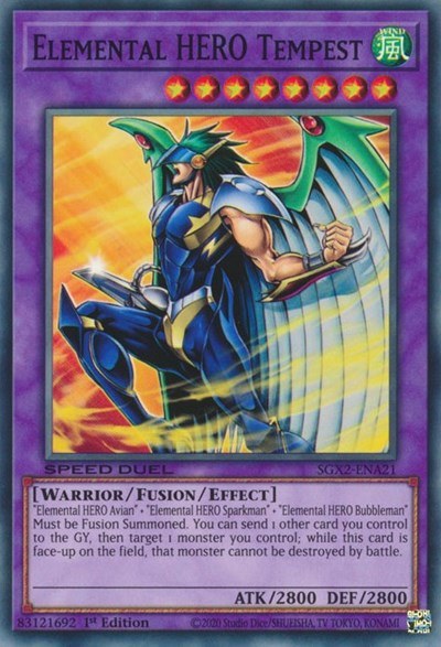 Elemental HERO Tempest - 1st Edition