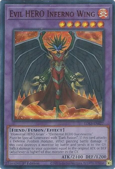 Evil HERO Inferno Wing - Red