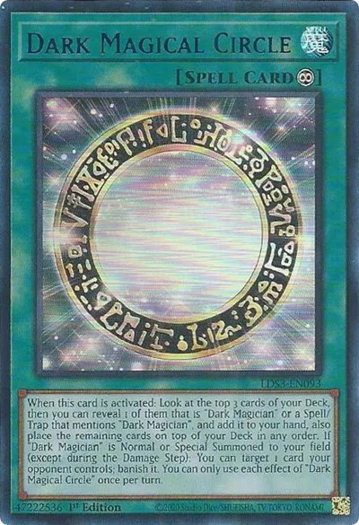 Dark Magical Circle - Blue