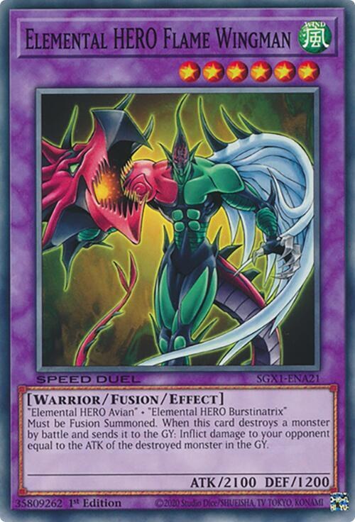 Elemental HERO Flame Wingman - 1st Edition