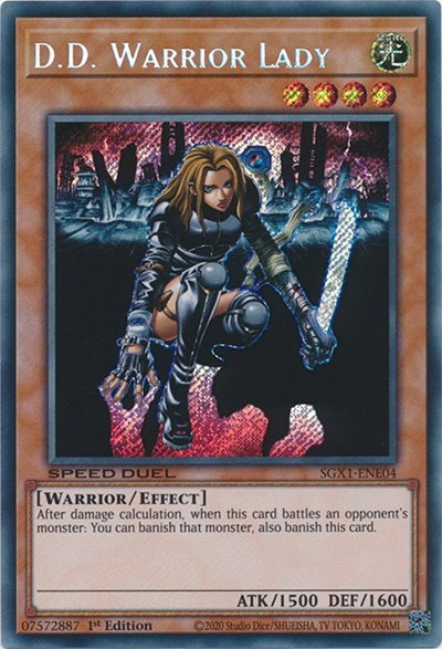 D.D. Warrior Lady - Secret Rare