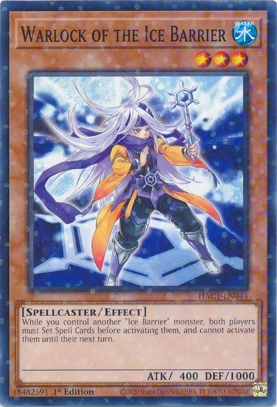 Warlock of the Ice Barrier - Duel Terminal