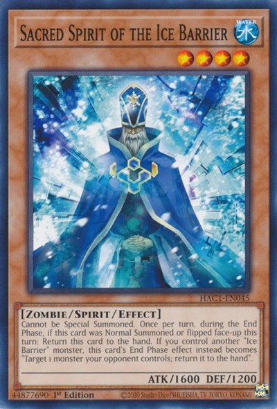 Sacred Spirit of the Ice Barrier - 1st Edition