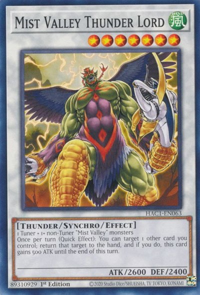 Mist Valley Thunder Lord - 1st Edition