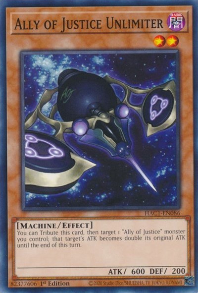 Ally of Justice Unlimiter - 1st Edition