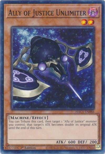 Ally of Justice Unlimiter - Duel Terminal