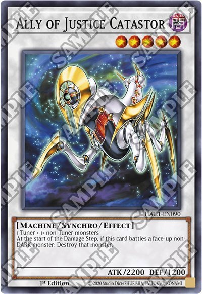 Ally of Justice Catastor - Duel Terminal