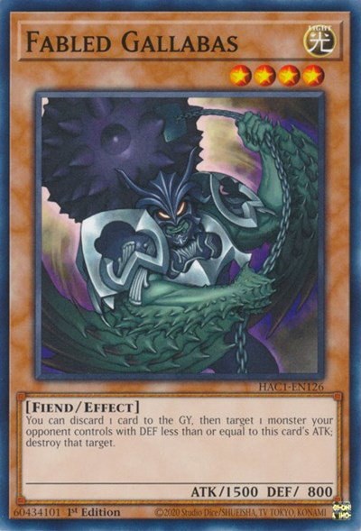 Fabled Gallabas - 1st Edition