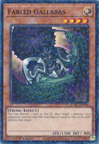 Fabled Gallabas - Duel Terminal