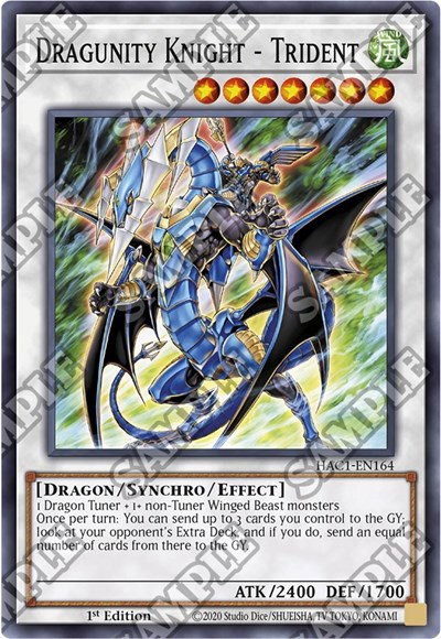 Dragunity Knight - Trident - Duel Terminal
