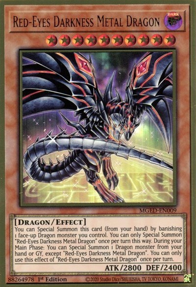 Red-Eyes Darkness Metal Dragon - Alternate Art