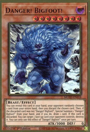 Danger! Bigfoot! - Alternate Art
