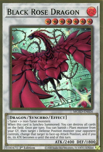 Black Rose Dragon - Alternate Art