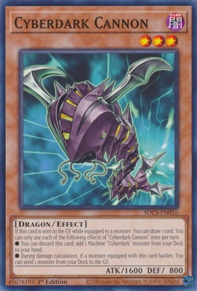 Cyberdark Cannon - 1st Edition