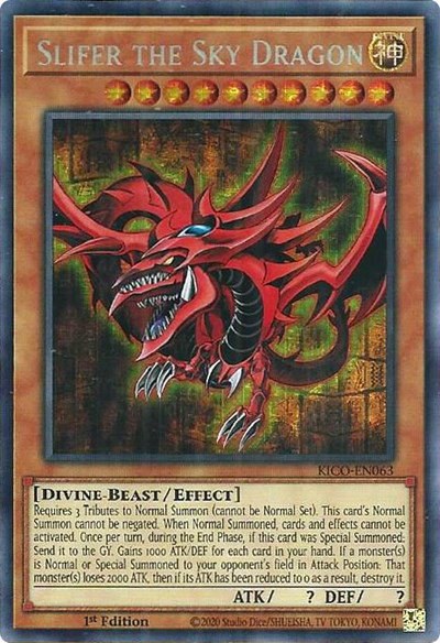 Slifer the Sky Dragon - Secret Pharaoh S Rare