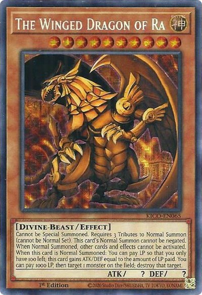 The Winged Dragon of Ra - Secret Pharaoh S Rare