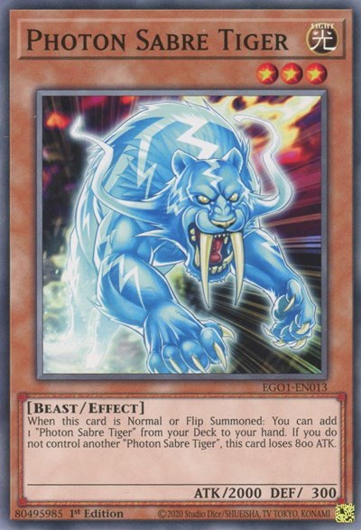 Photon Sabre Tiger - 1st Edition