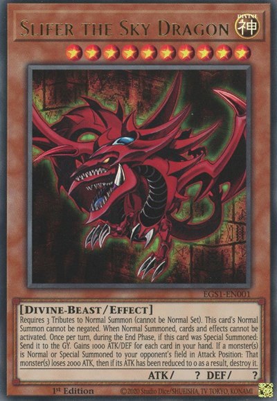 Slifer the Sky Dragon - 1st Edition