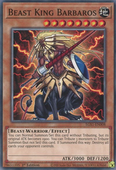 Beast King Barbaros - 1st Edition