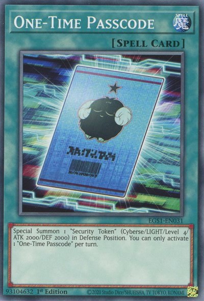 One-Time Passcode - 1st Edition