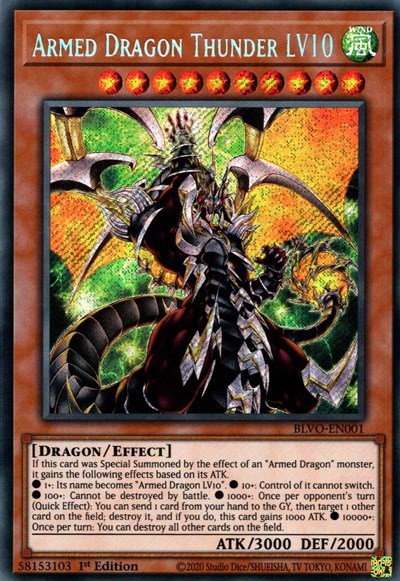 Armed Dragon Thunder LV10 - 1st Edition