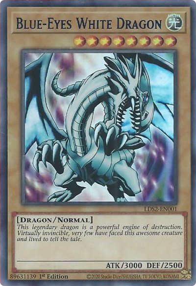 Blue-Eyes White Dragon - Blue