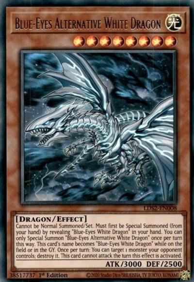 Blue-Eyes Alternative White Dragon - 1st Edition