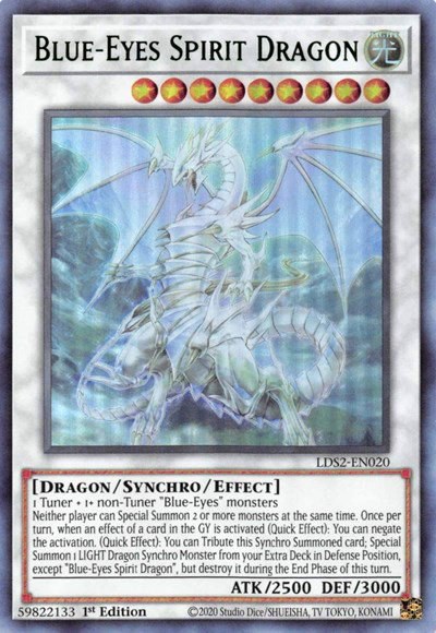 Blue-Eyes Spirit Dragon - Green