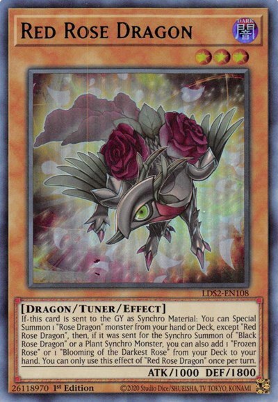 Red Rose Dragon - Green