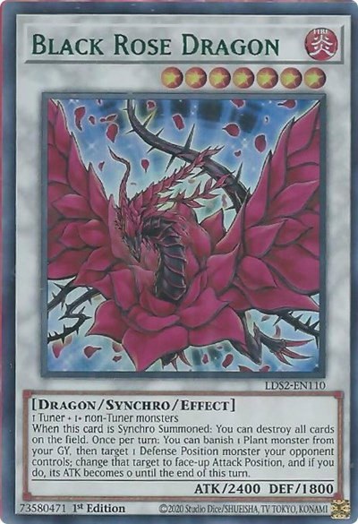 Black Rose Dragon - Green