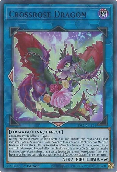 Crossrose Dragon - Purple
