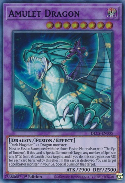 Amulet Dragon - Purple