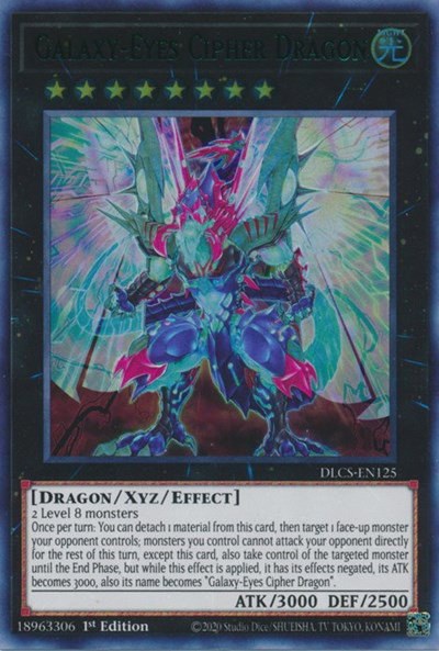 Galaxy-Eyes Cipher Dragon - Green