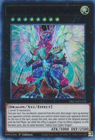 Galaxy-Eyes Cipher Dragon - Purple