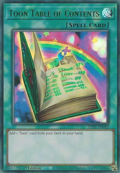 Toon Table of Contents - Green
