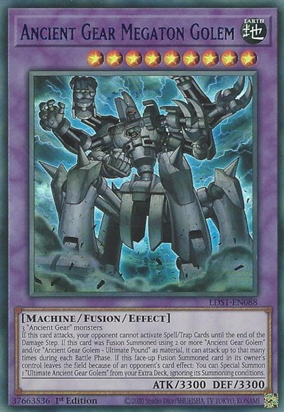 Ancient Gear Megaton Golem - Blue