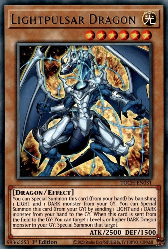 Lightpulsar Dragon - 1st Edition