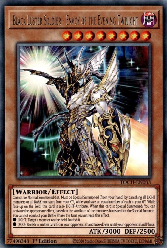 Black Luster Soldier - Envoy of the Evening Twilight - 1st Edition