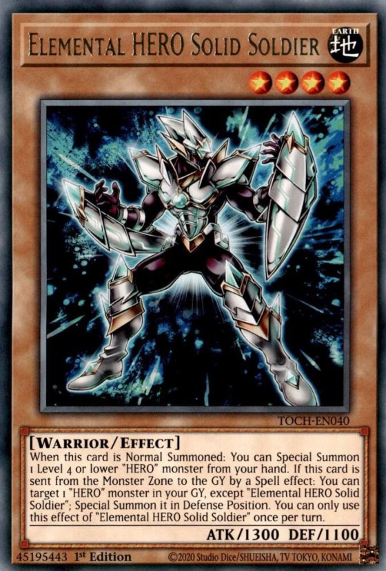 Elemental HERO Solid Soldier - Unlimited