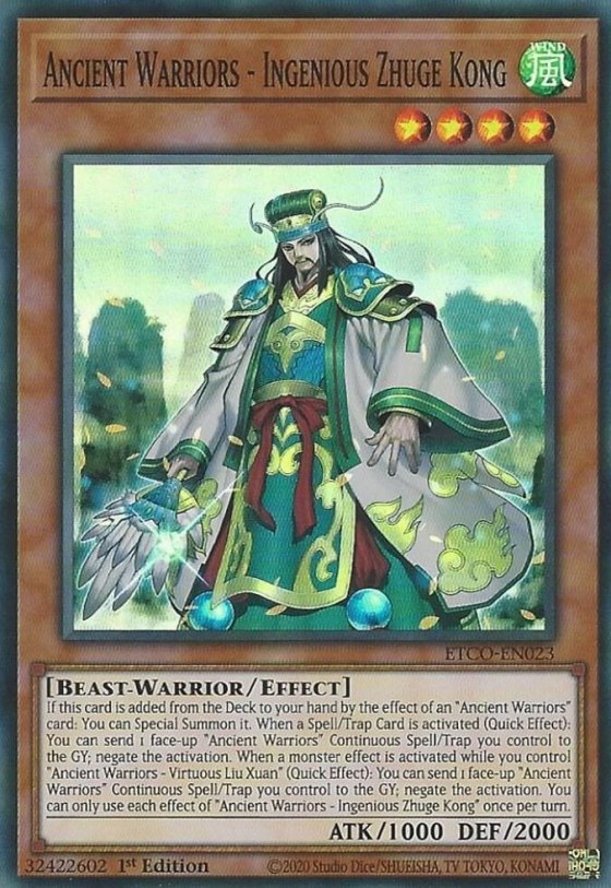 Ancient Warriors - Ingenious Zhuge Kong