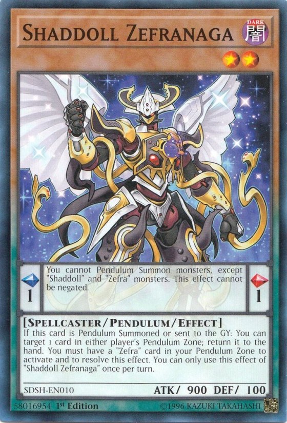 Shaddoll Zefranaga - 1st Edition