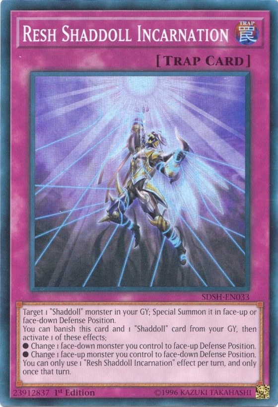 Resh Shaddoll Incarnation - 1st Edition