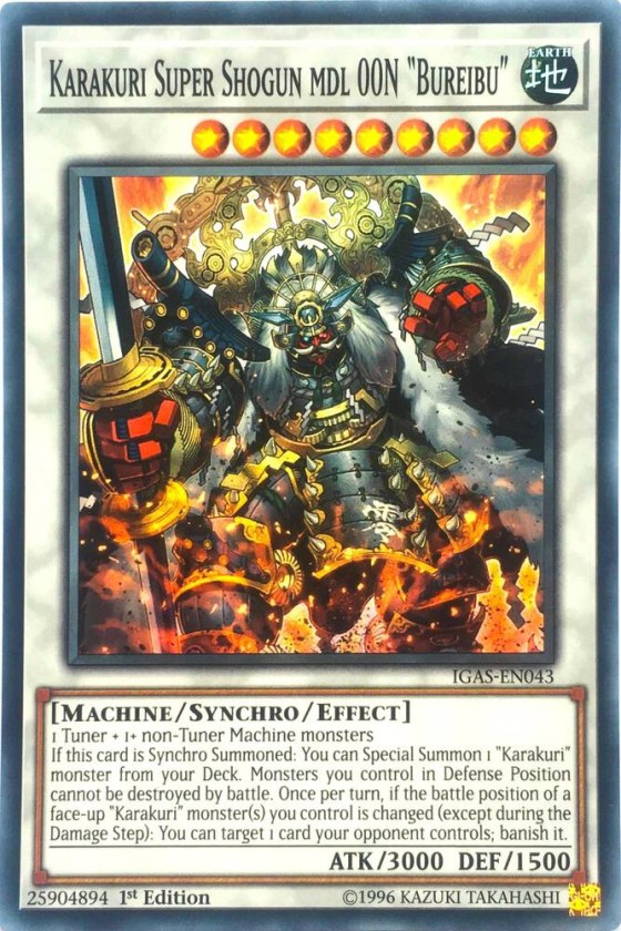 Karakuri Super Shogun mdl 00N "Bureibu" - 1st Edition