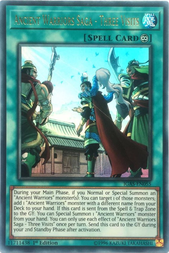 Ancient Warriors Saga - Three Visits - 1st Edition