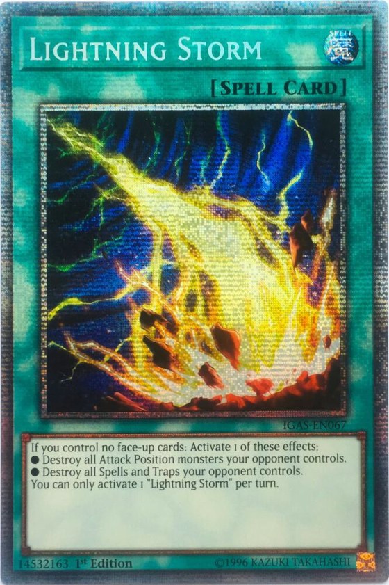 Lightning Storm - Starlight Rare